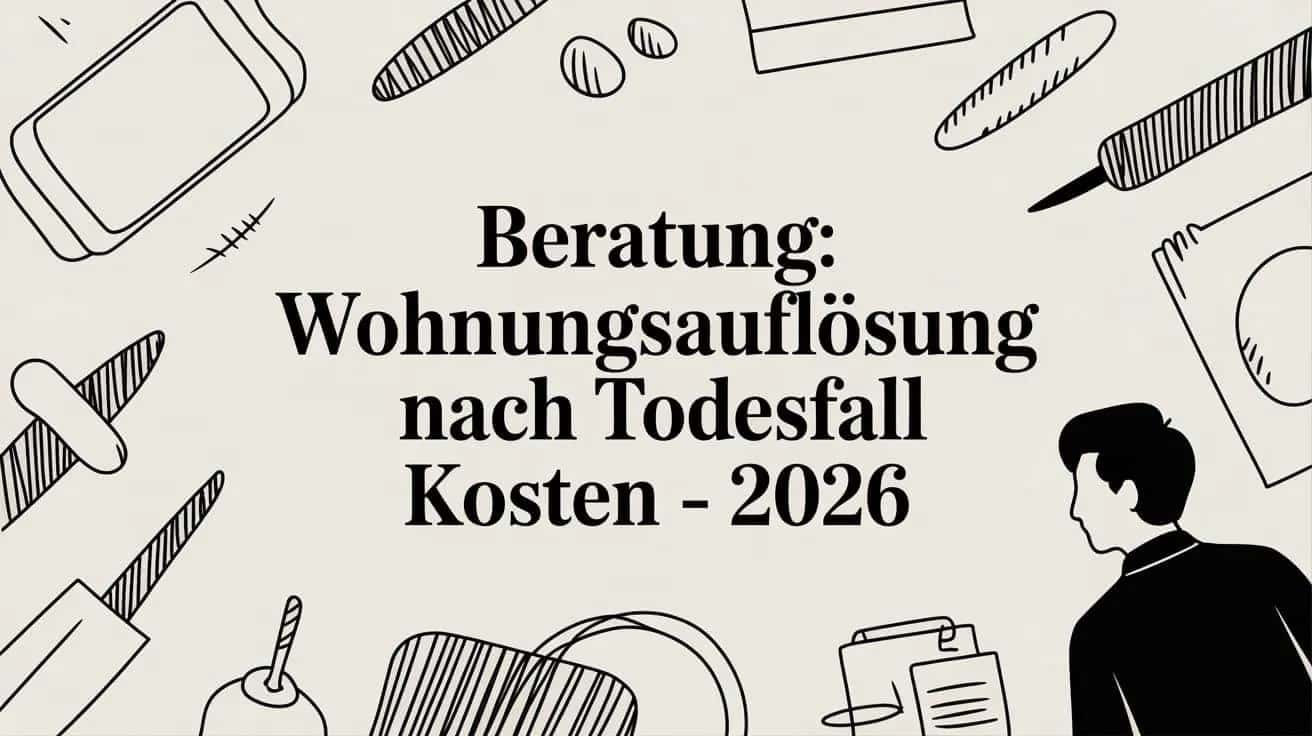 Wohnungsauflösung nach Todesfall: Kosten, Ablauf & was Erben wissen müssen