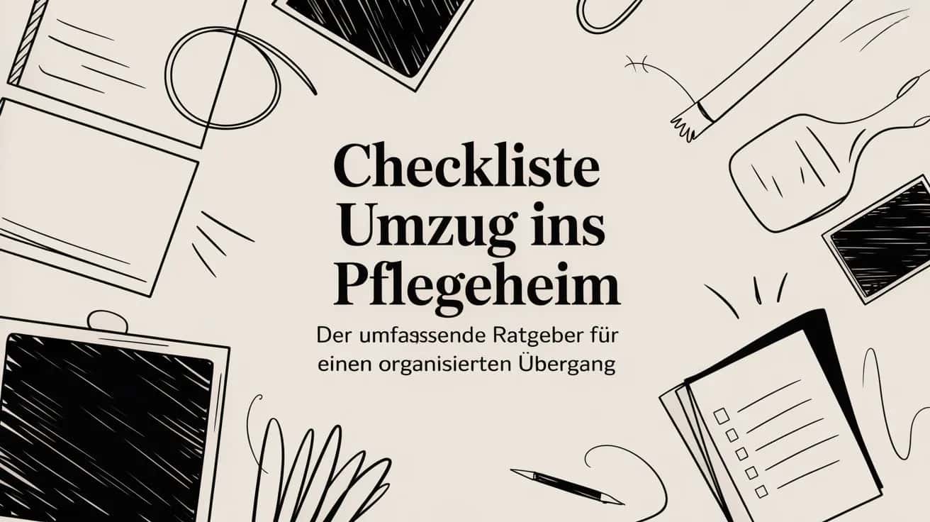 Checkliste Umzug ins Pflegeheim – Der umfassende Ratgeber für einen organisierten Übergang
