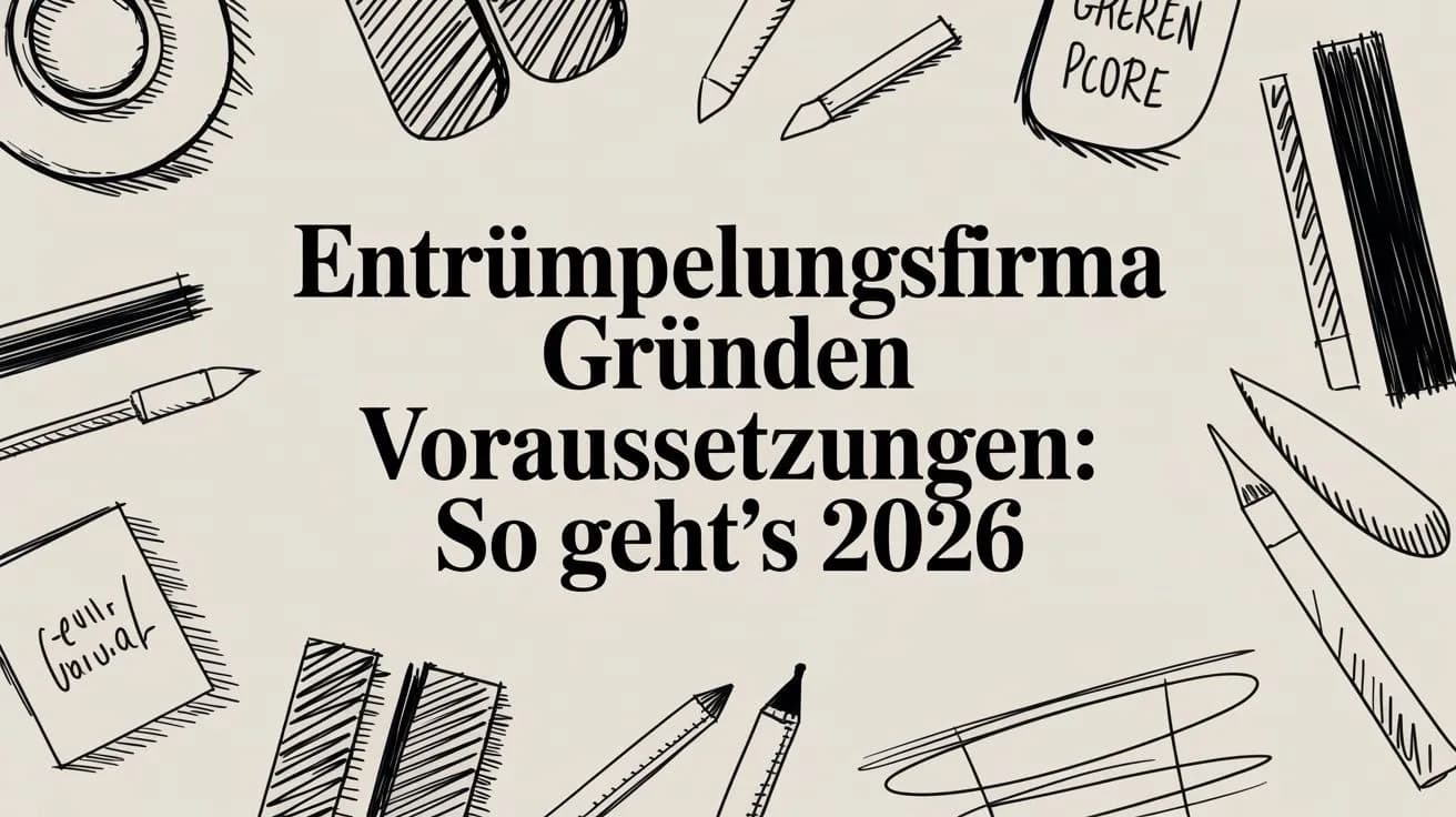 Entrümpelungsfirma gründen Voraussetzungen: So geht’s 2026