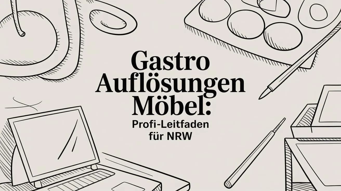 Gastro Auflösungen Möbel: Profi-Leitfaden für NRW