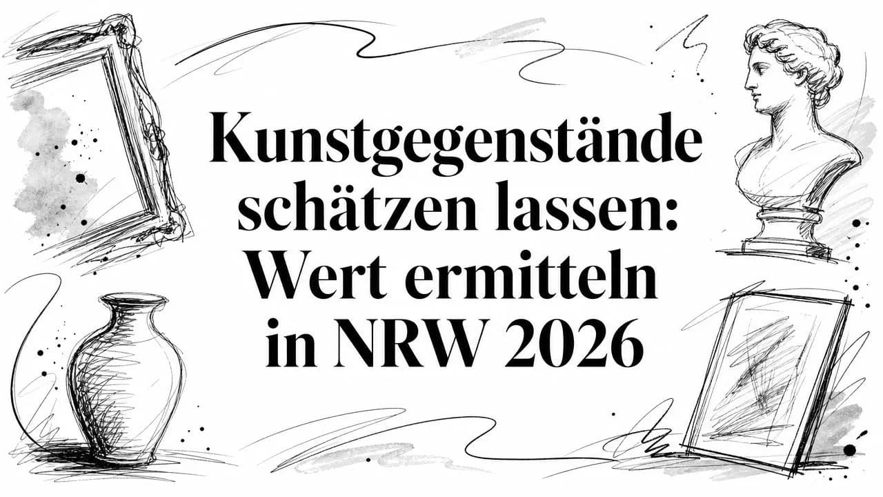 Kunstgegenstände schätzen lassen: Wert ermitteln in NRW 2026