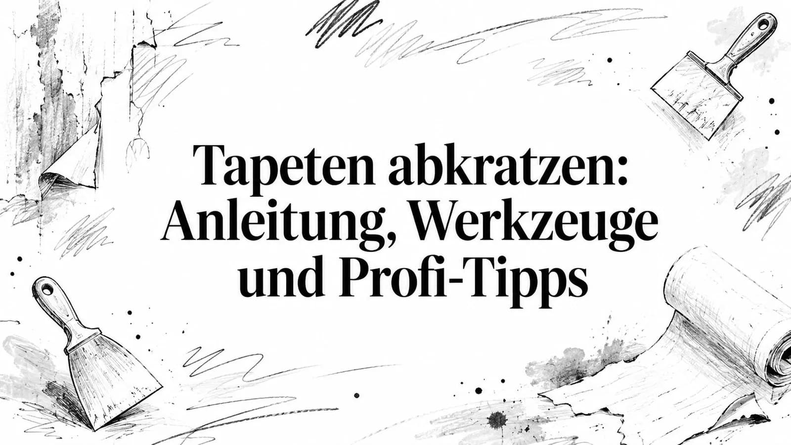 Tapeten abkratzen: Anleitung, Werkzeuge und Profi-Tipps