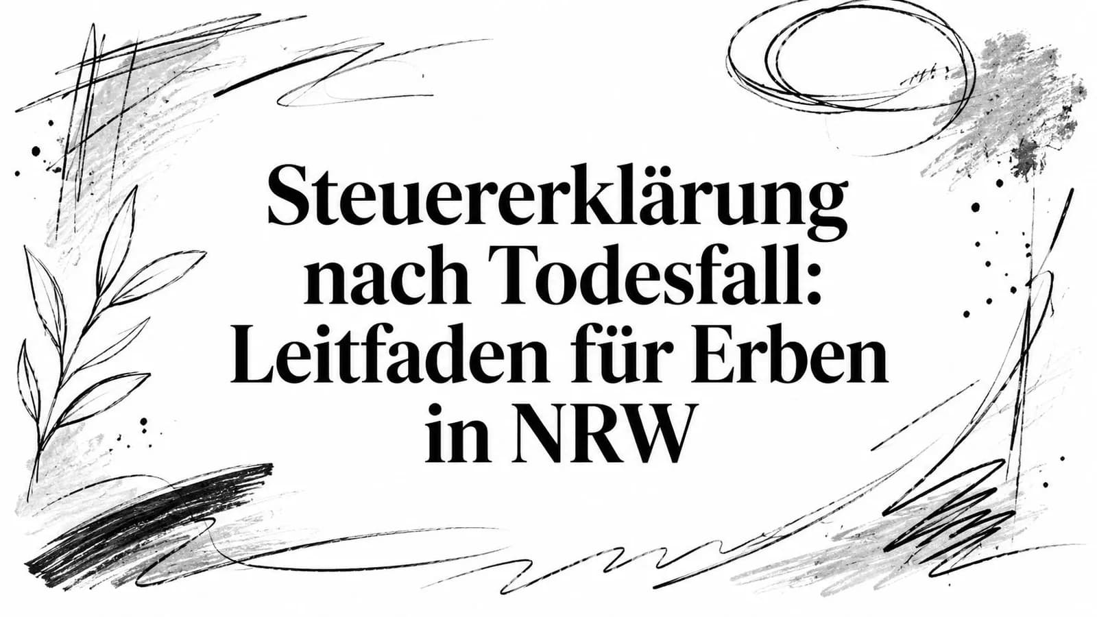 Steuererklärung nach Todesfall: Leitfaden für Erben in NRW