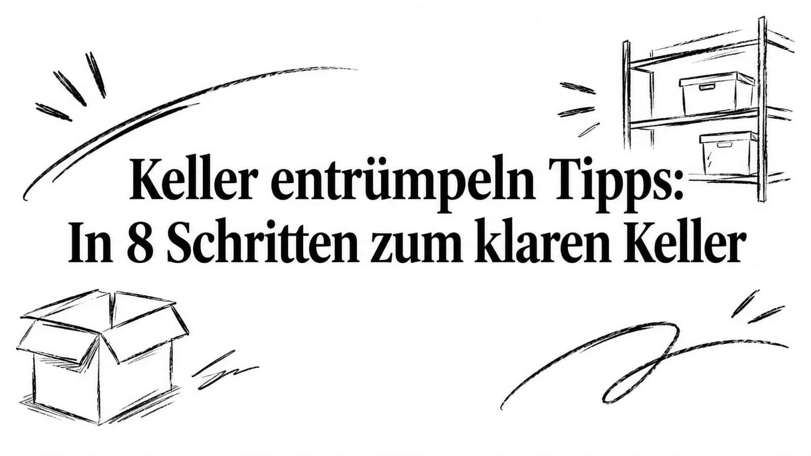 Keller entrümpeln Tipps: In 8 Schritten zum klaren Keller