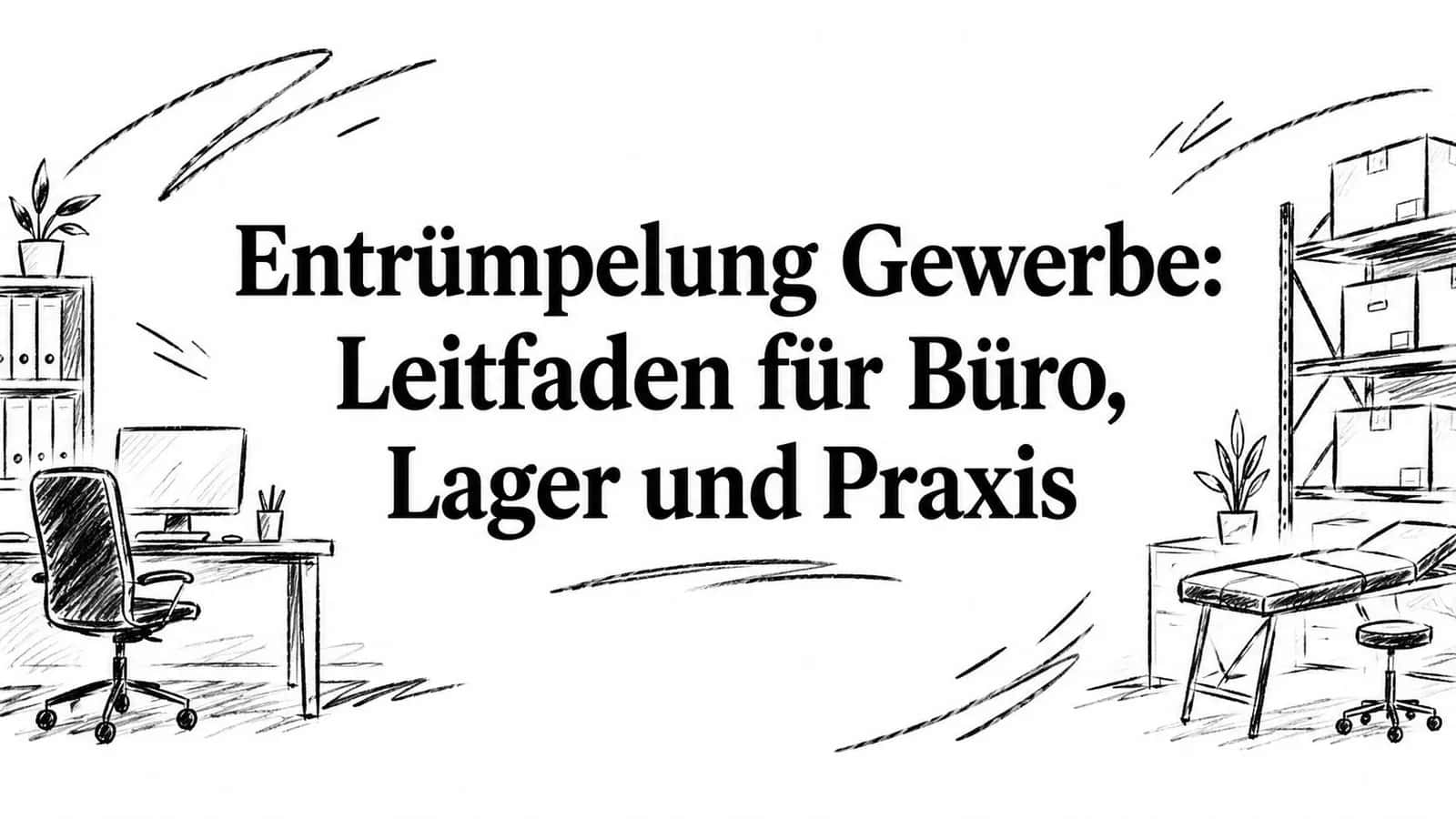 Entrümpelung Gewerbe: Leitfaden für Büro, Lager und Praxis