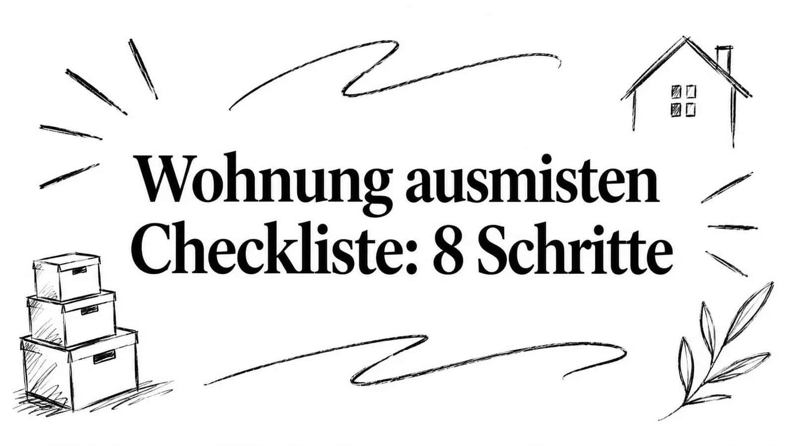 Wohnung ausmisten Checkliste: 8 Schritte
