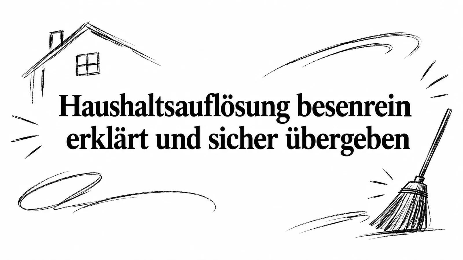 Haushaltsauflösung besenrein erklärt und sicher übergeben