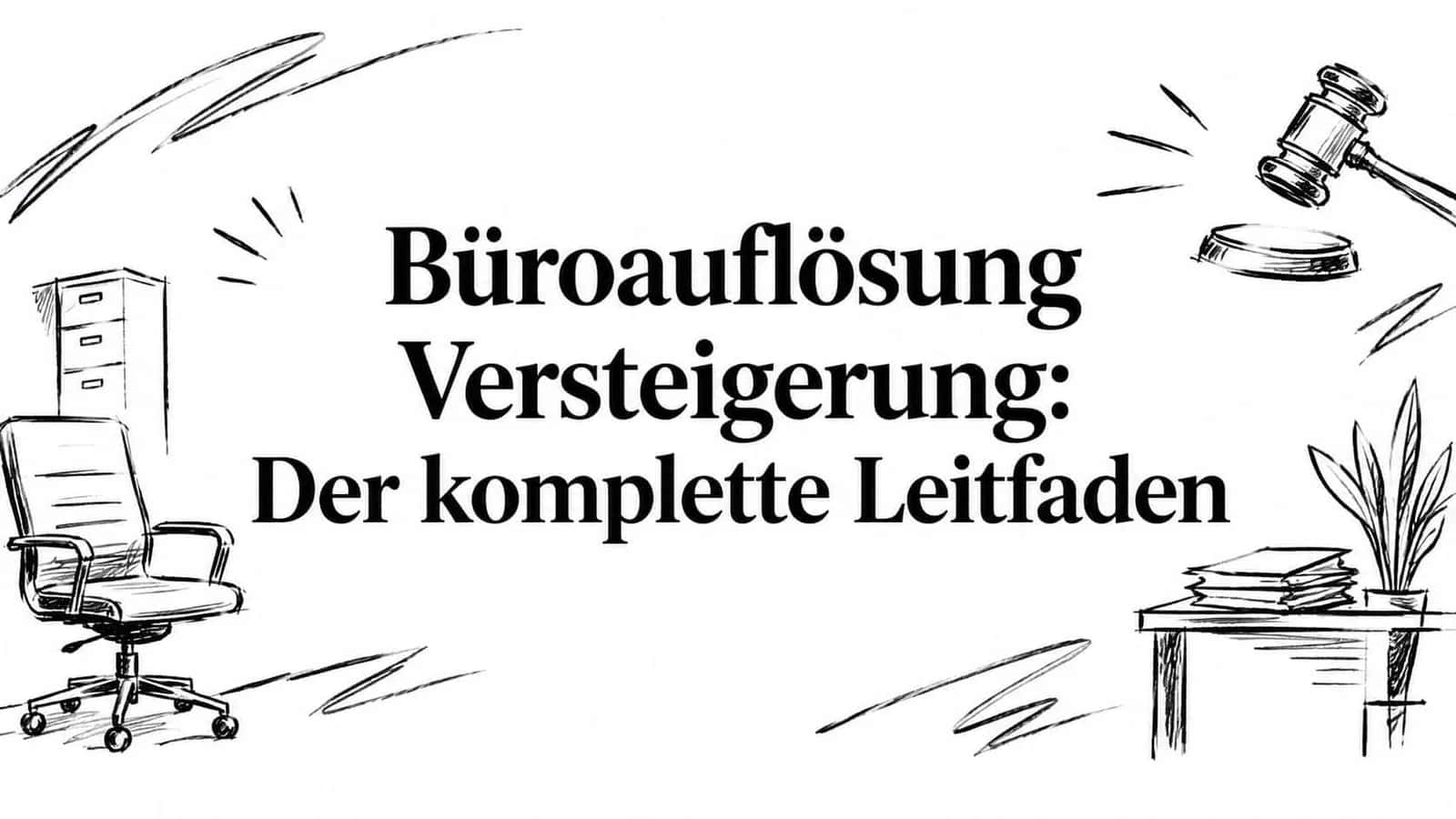 Büroauflösung Versteigerung: Der komplette Leitfaden