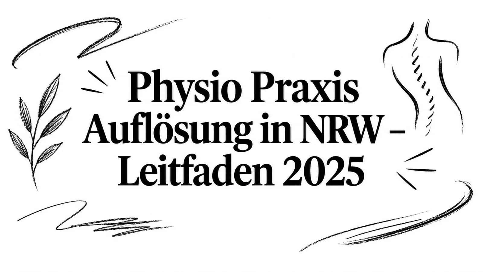 Physio Praxis Auflösung in NRW – Leitfaden 2025