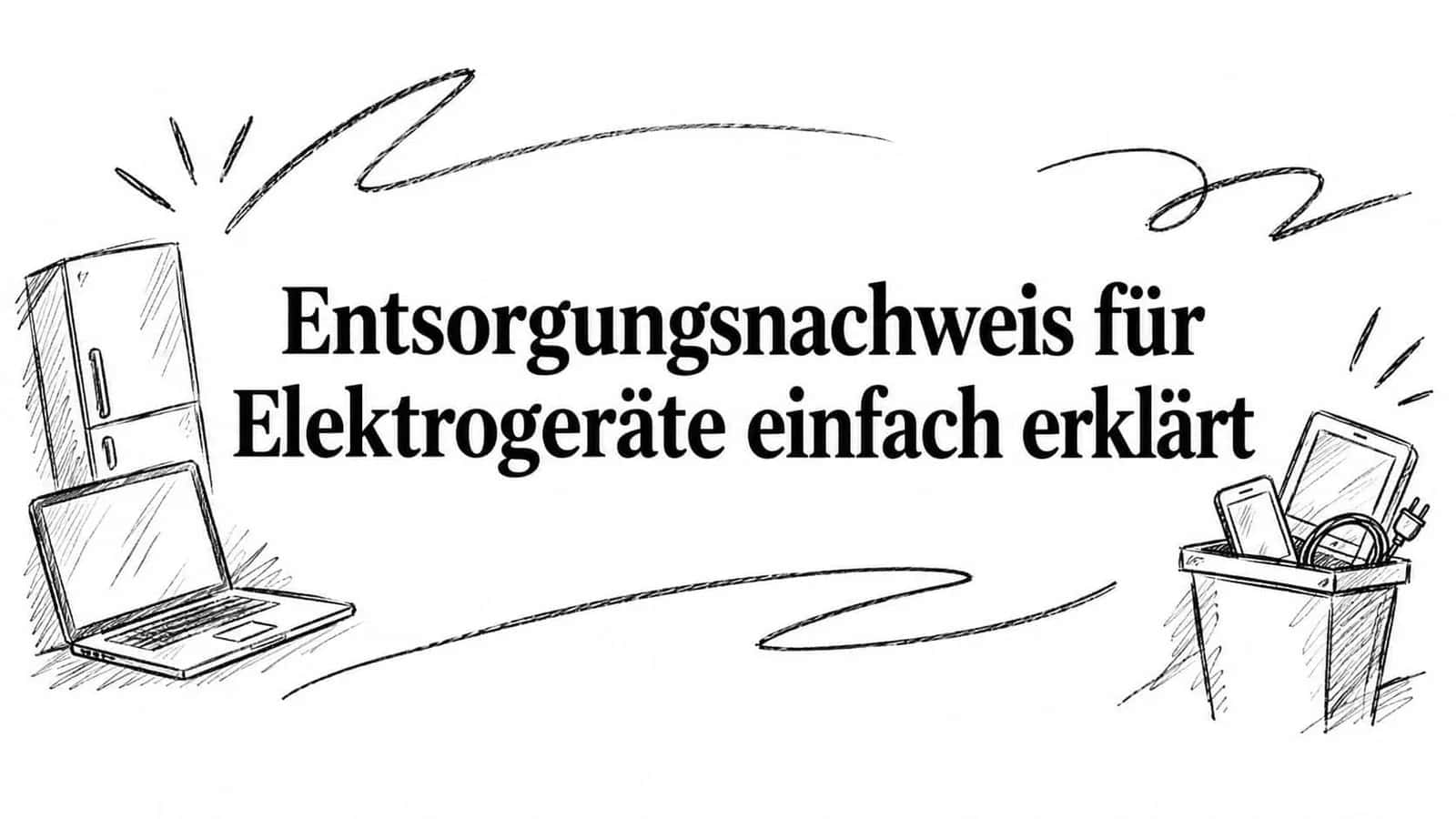 Entsorgungsnachweis für Elektrogeräte einfach erklärt