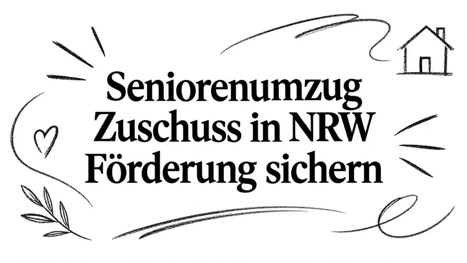 Seniorenumzug Zuschuss in NRW Förderung sichern