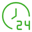 24 hours icon